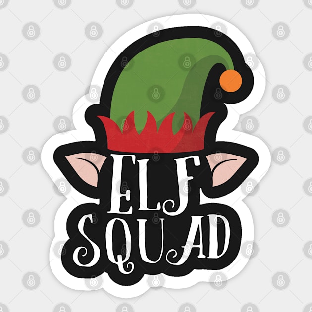 Christmas Elf Squad Elf Squad Christmas Elf T-Shirt Sweater Hoodie Iphone Samsung Phone Case Coffee Mug Tablet Case Gift Sticker by giftideas